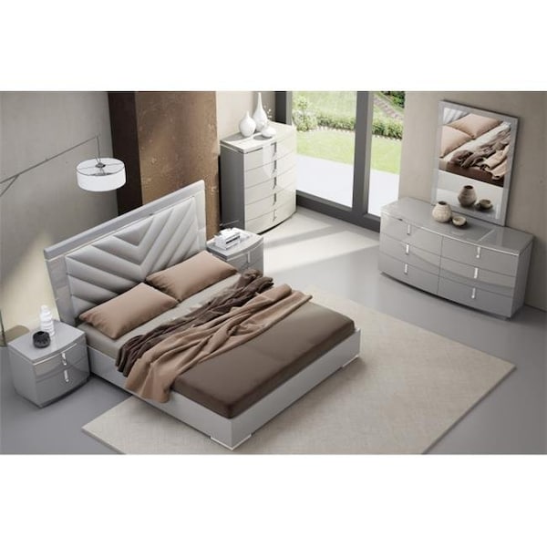J&M Furniture 18215-D New York Bedroom Dresser; Grey 18215-D - main